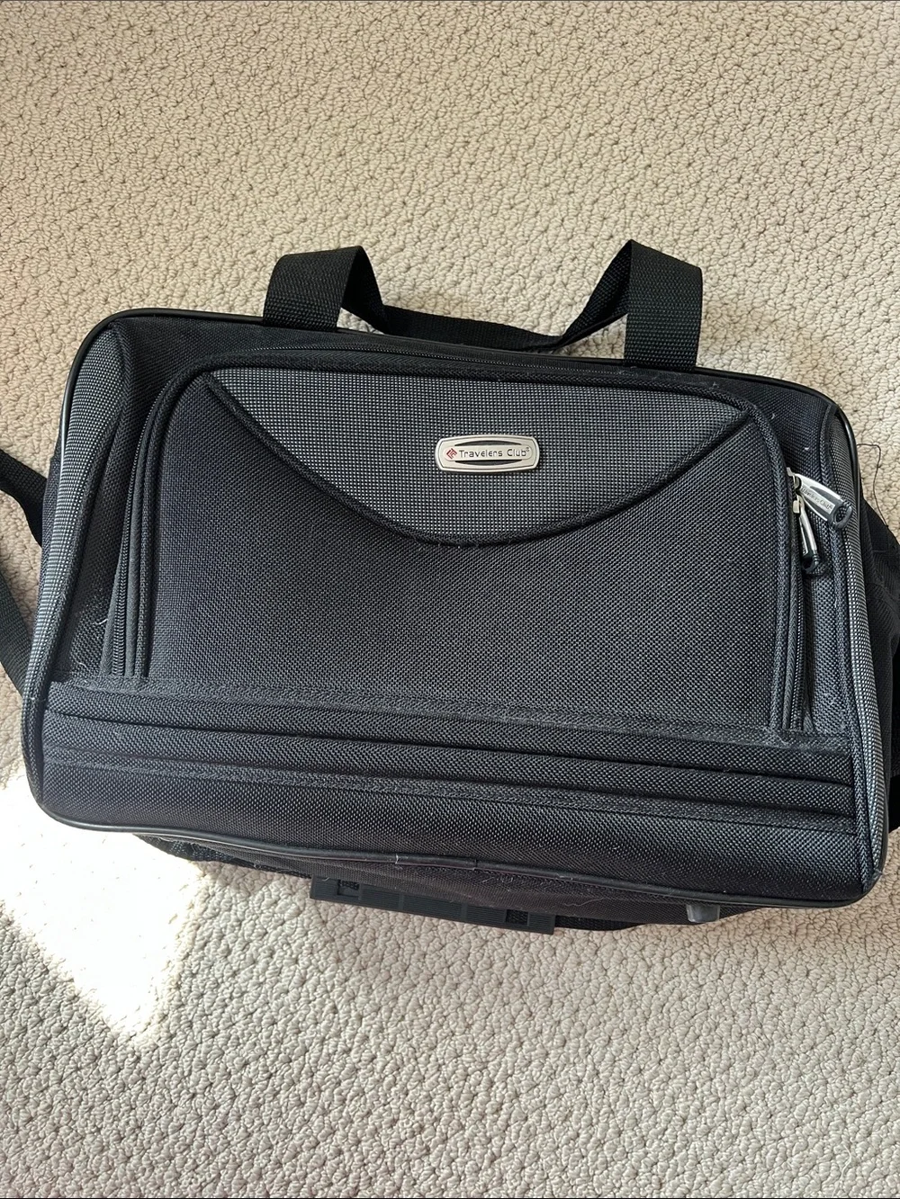 Travelers Club Black Carry Bag